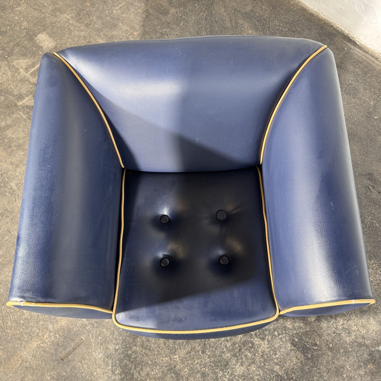 Zelda Faux Leather Club Chairs by Peter Maly for Cor, 1980s