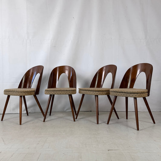 Set of 4 Dining Chairs by Antonín Šuman for Tatra Nabytok, 1960s