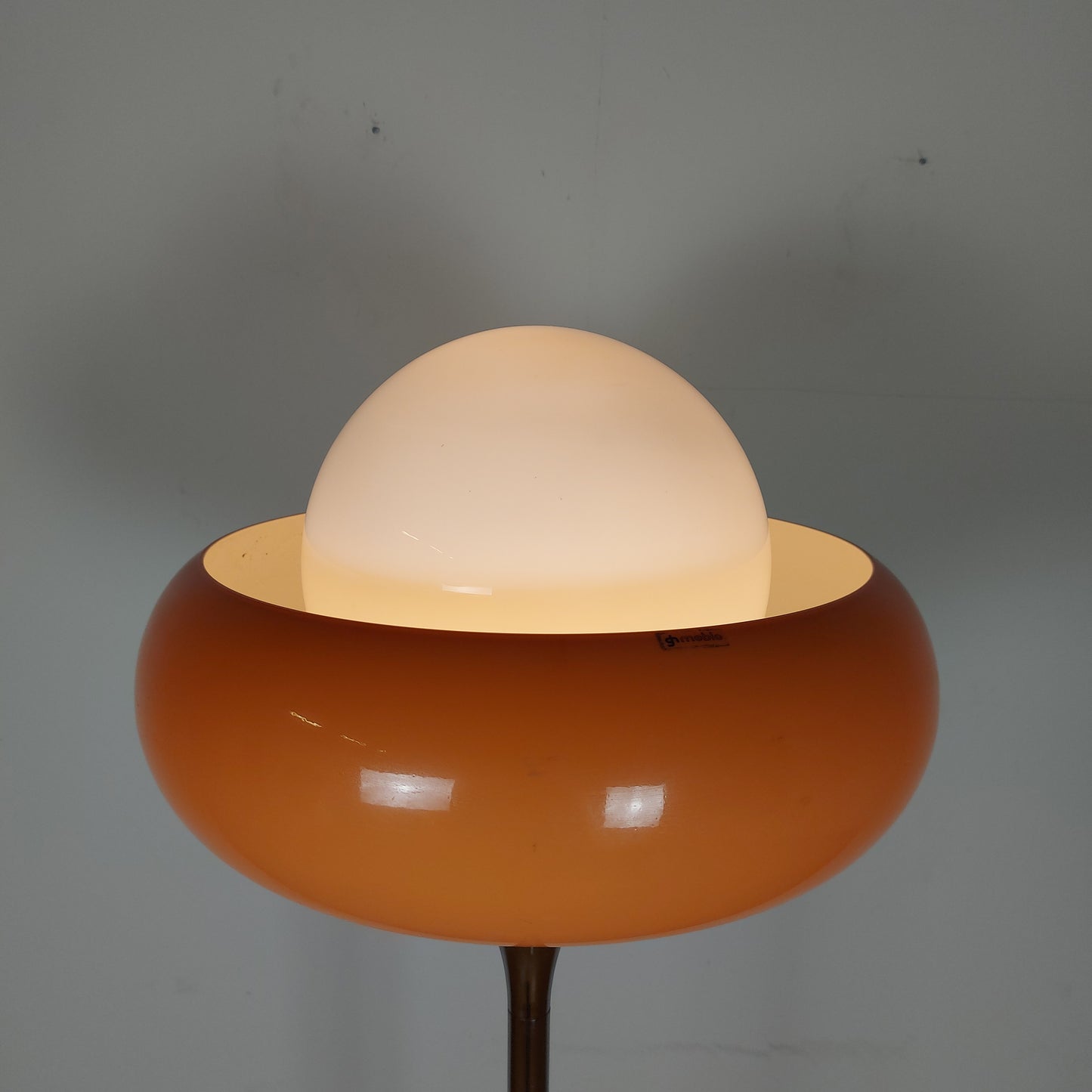 Harvey Guzzini "tulip" floor lamp for Meblo Italy 1960s