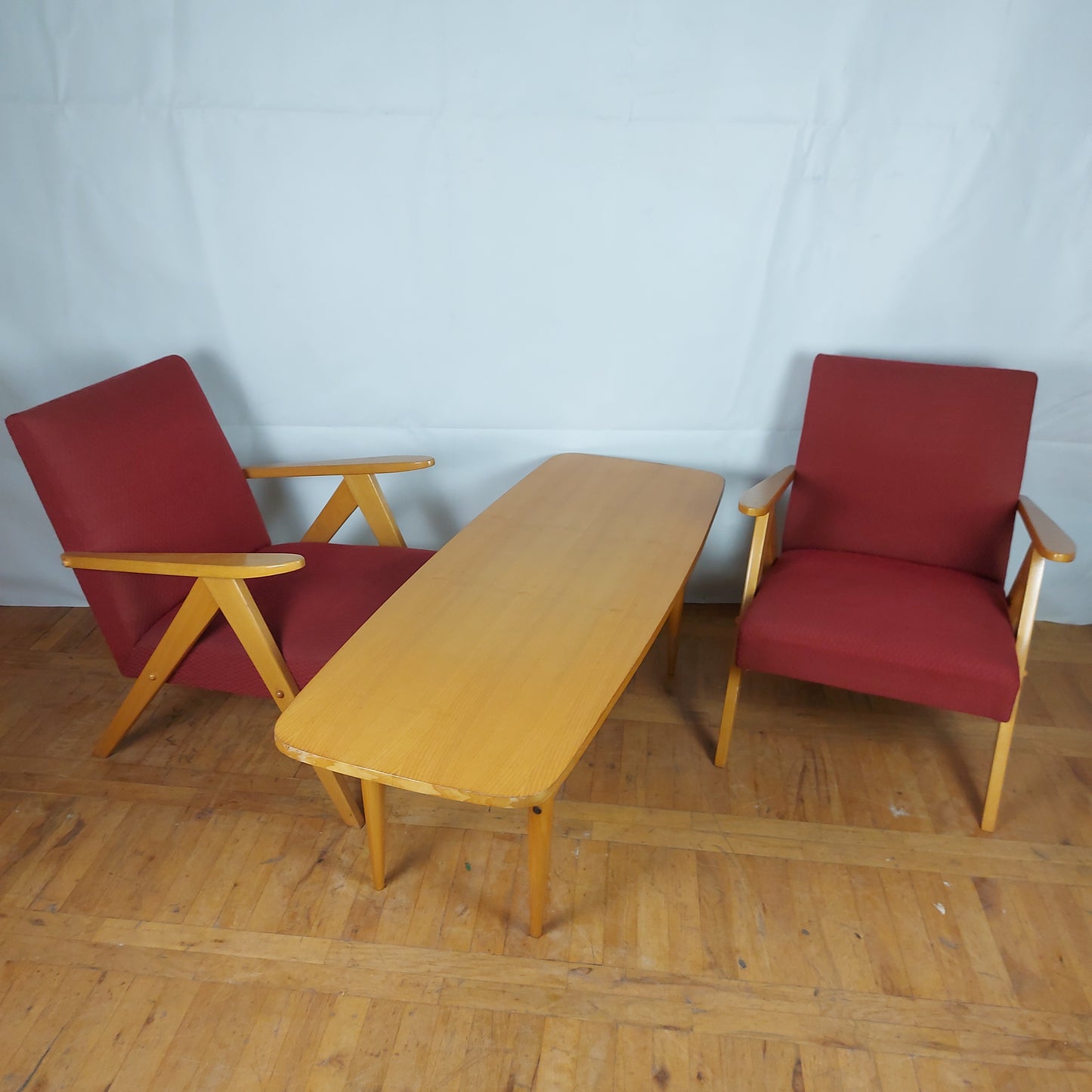 Polish coffee table by A. Dutka 1960s
