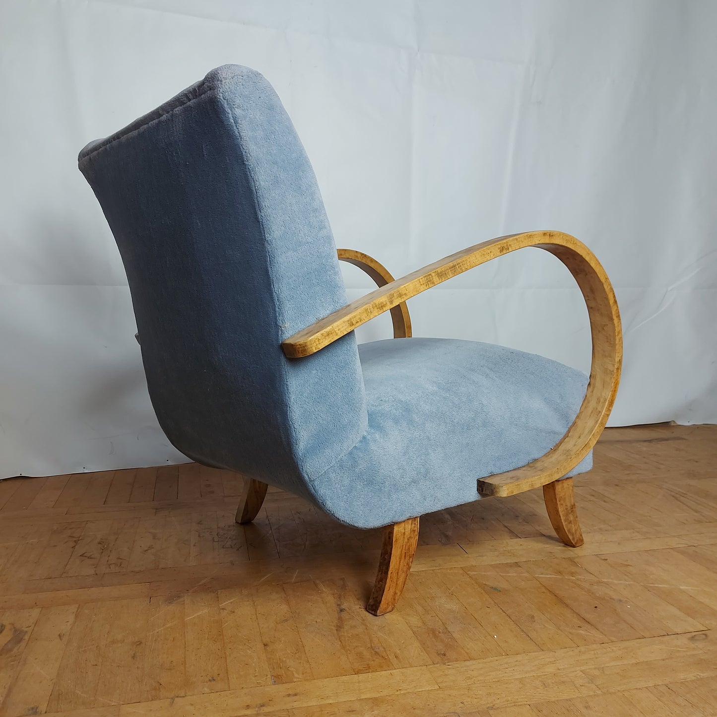 Pair of Jindřich Halabala armchairs for UP Zavody 1930s