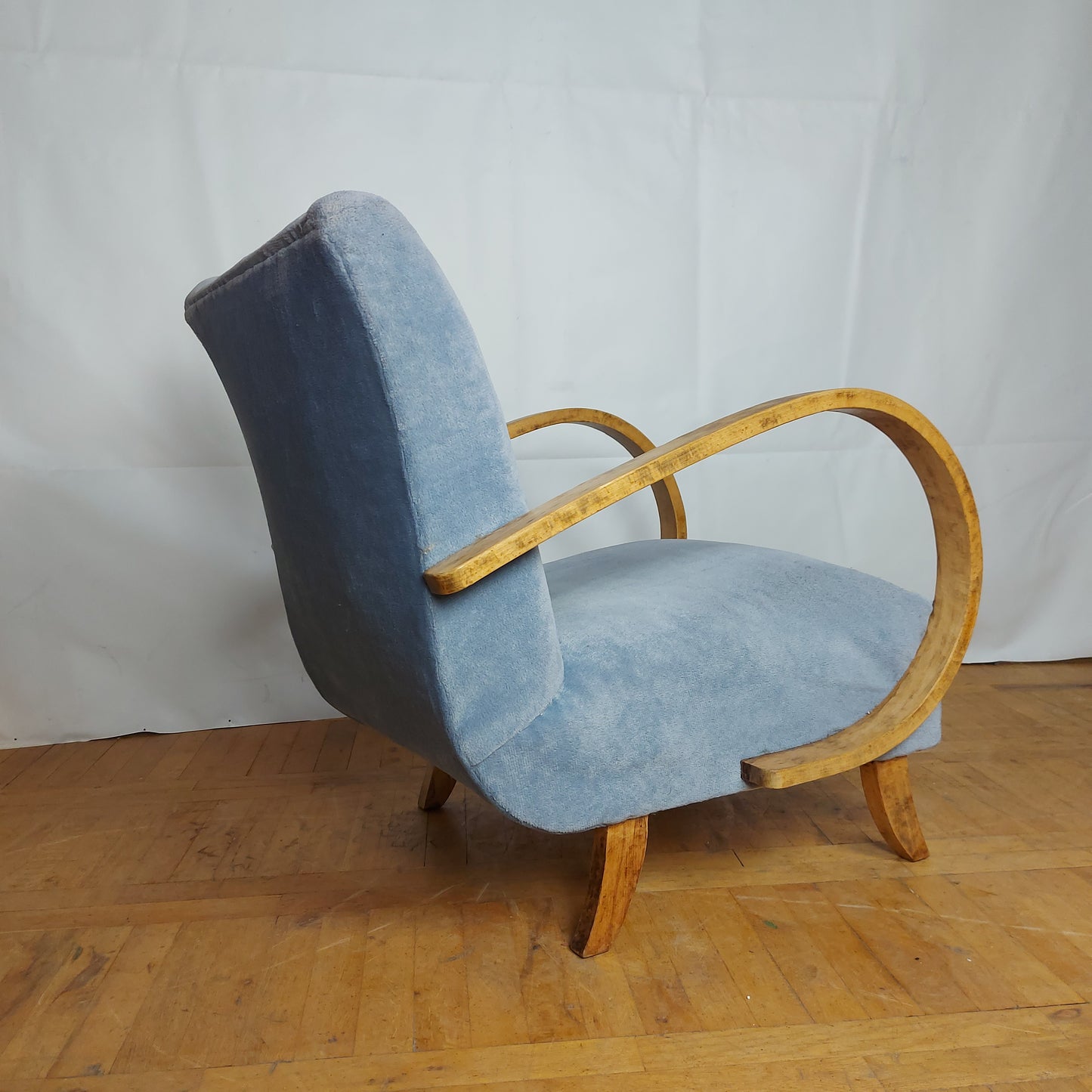 Pair of Jindřich Halabala armchairs for UP Zavody 1930s