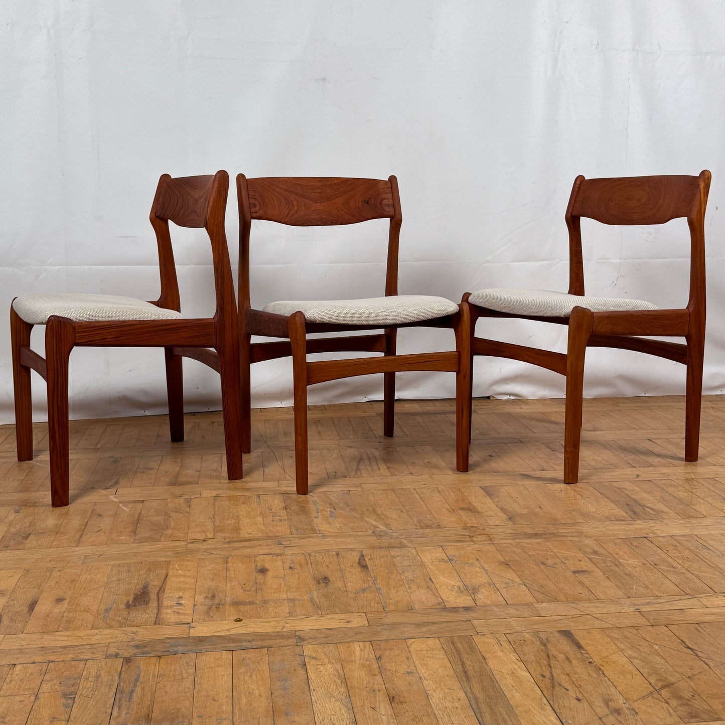 Set of 6 Danish Erik Buch Teak Dining Chairs for O.D. Møbler, 1960s — Mid-Century Modern