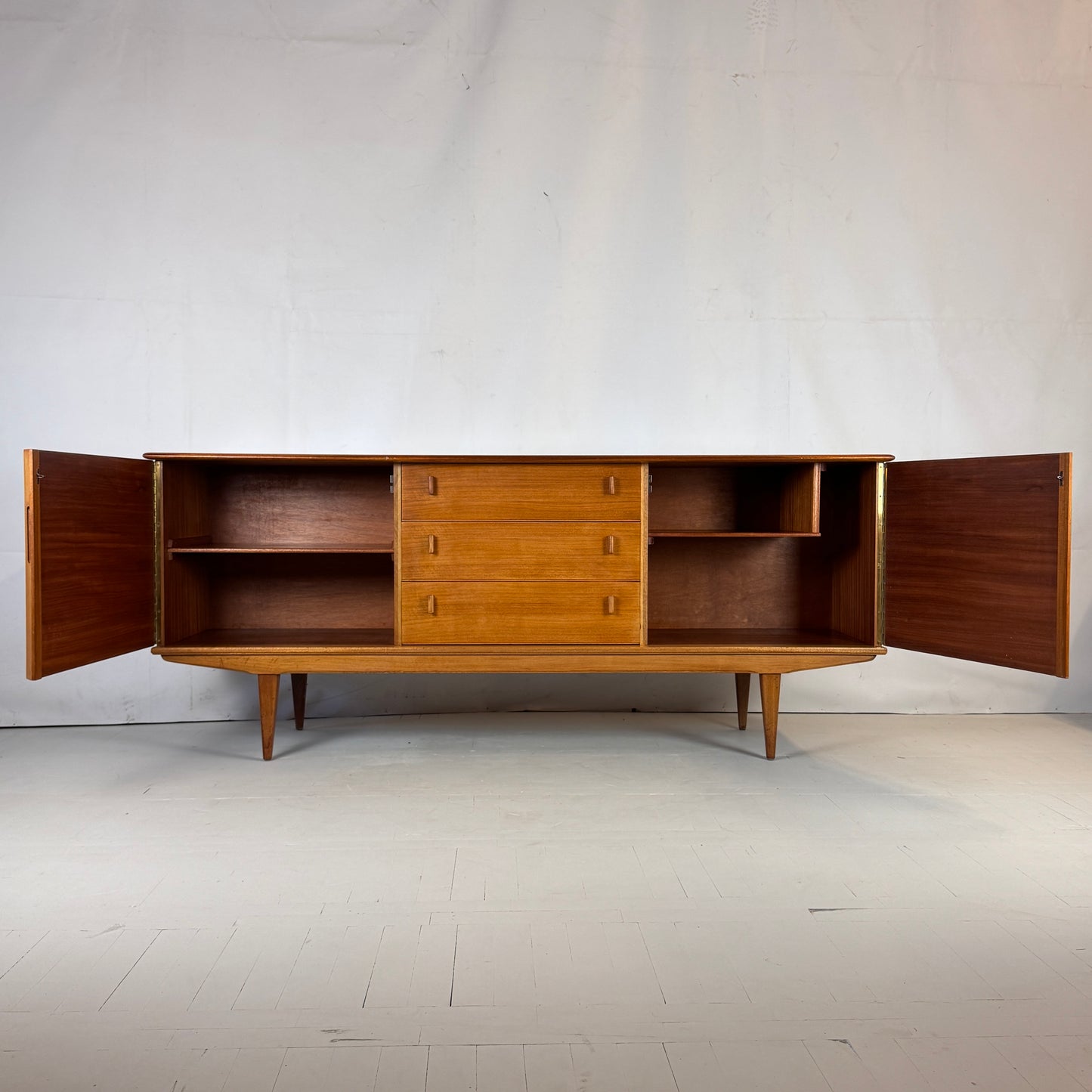 Harrow French Walnut Sideboard by Alfred Cox, 1950s