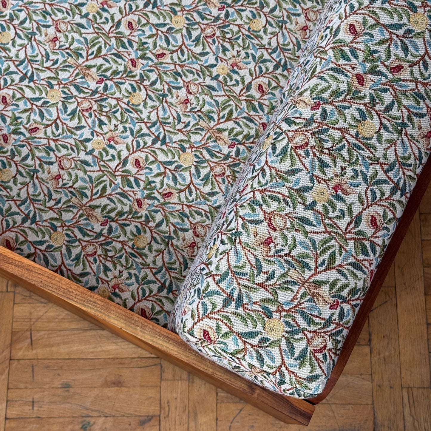 Art Deco Sofa by Jindřich Halabala for UP Závody Fully Refurbished, 1950s — Vintage Czech Design