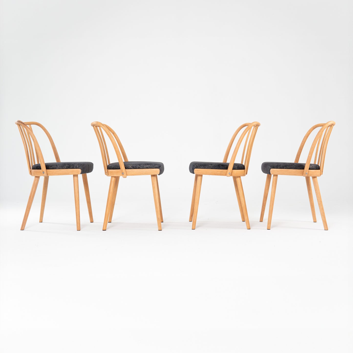 Set of 4 dining chairs by Antonin Suman for Jitona 1960s