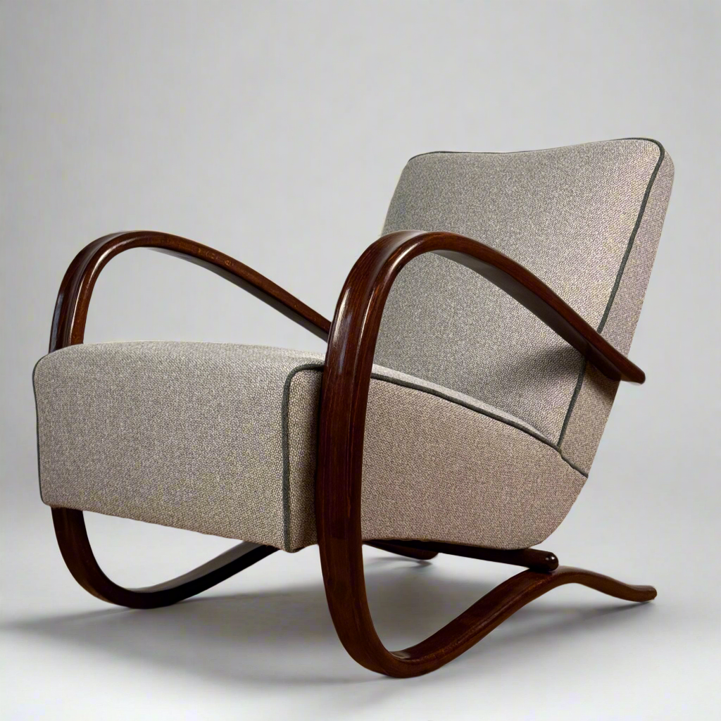 Jindrich Halabala H-269 art-deco armchair for Thonet 1930s