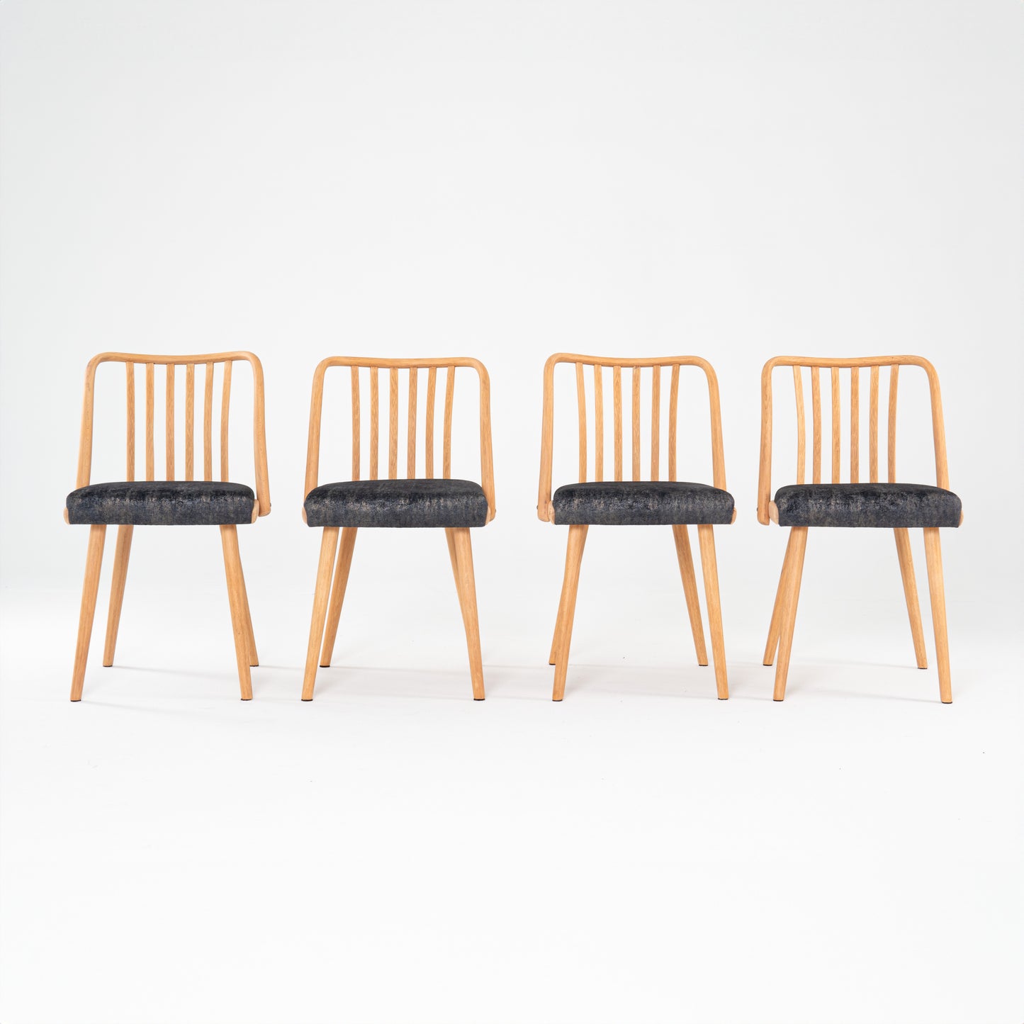 Set of 4 dining chairs by Antonin Suman for Jitona 1960s
