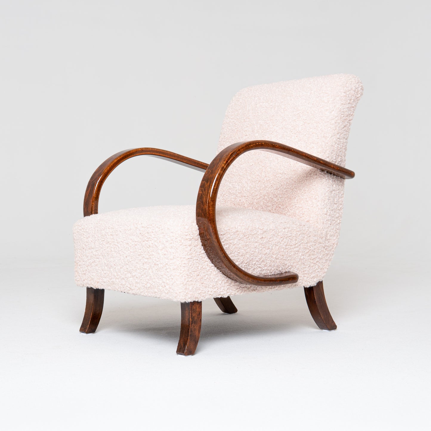 Pair of Jindřich Halabala armchairs for UP Zavody 1930s
