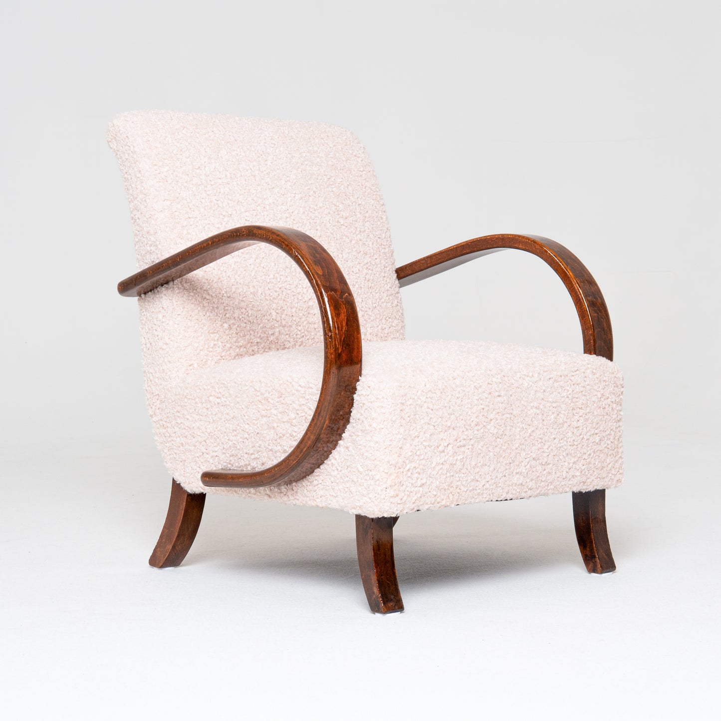 Pair of Jindřich Halabala armchairs for UP Zavody 1930s