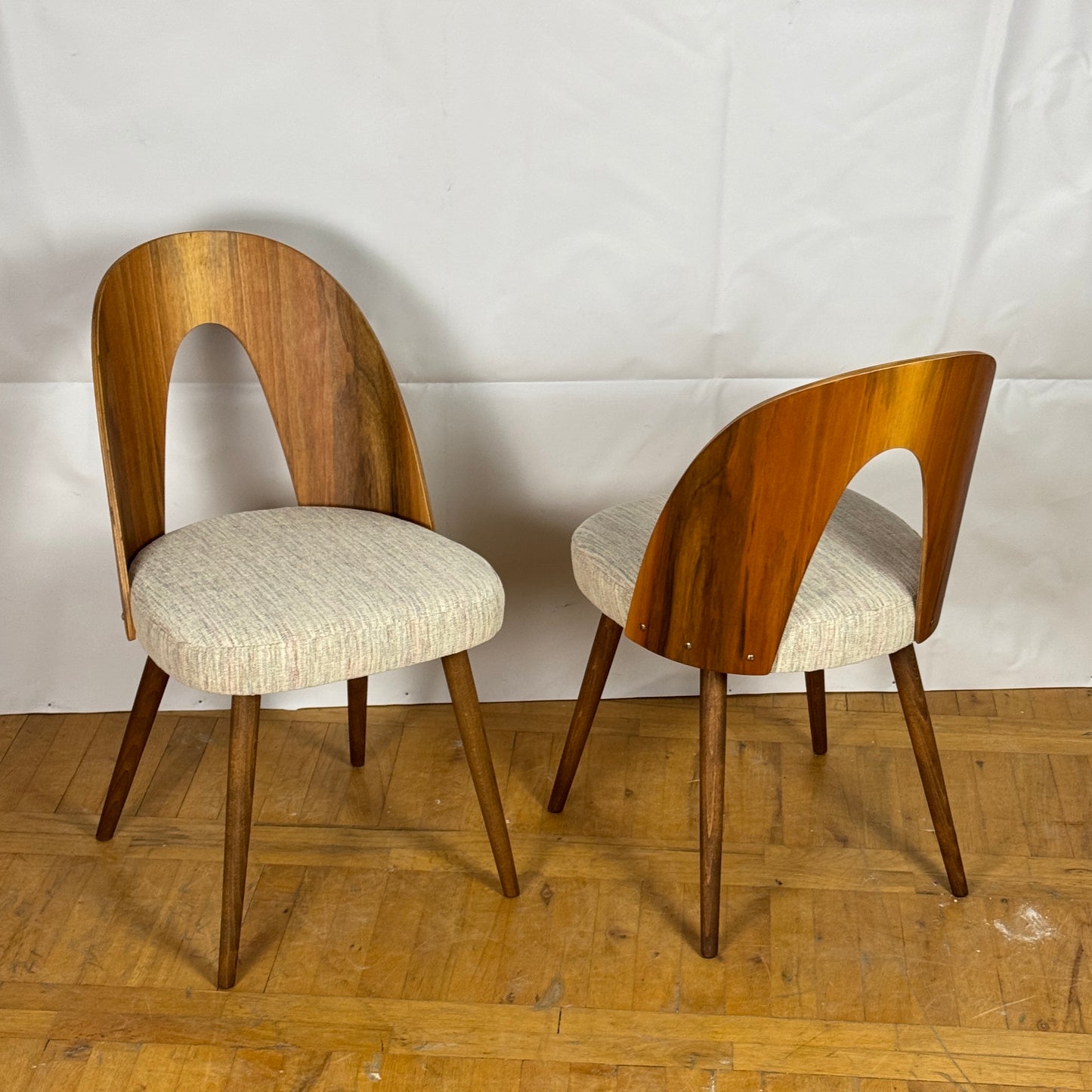 Set of 2 Tatra Nabytok chair by Antonin Suman 1960s