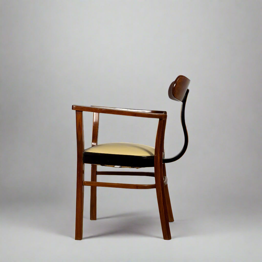 Lajos Kozma beech wood chair for Szék és Faárugyár Rt. 1930s