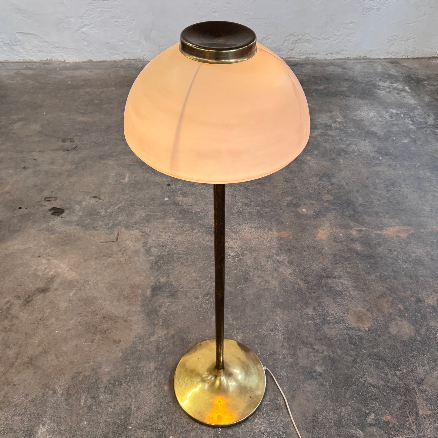 Hungarian Copper Floor Lamp by Iparművészeti Vállalat, 1960