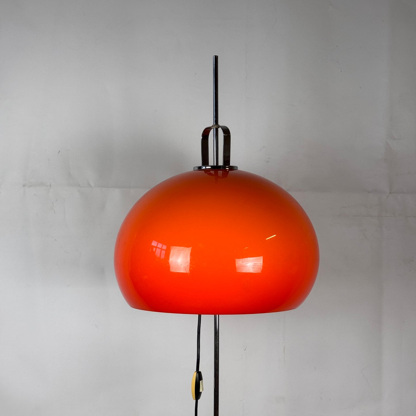 Orange Guzzini "Lucerna" floorlamp for Meblo 1960s
