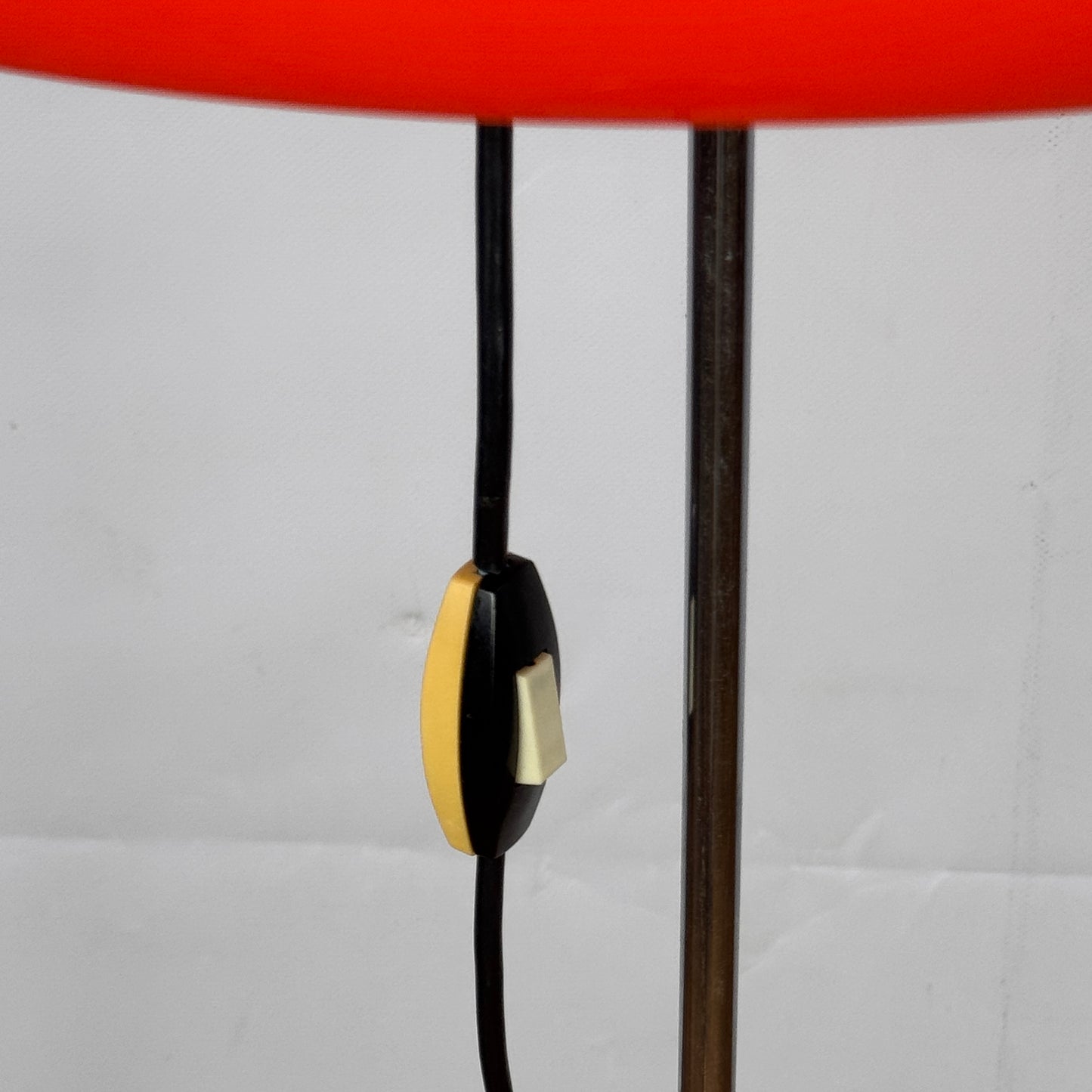 Orange Guzzini "Lucerna" floorlamp for Meblo 1960s