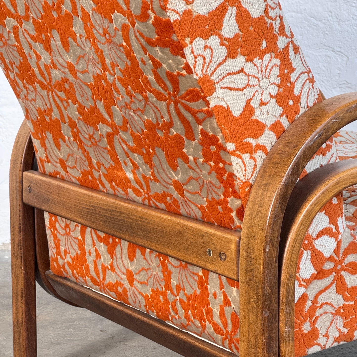 Pair of Debreceni Art Deco Style Armchairs, 1960