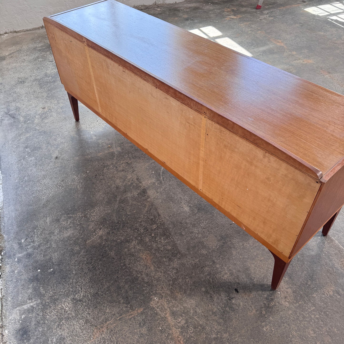 British Remploy Sideboard with Brass Handles, 1960