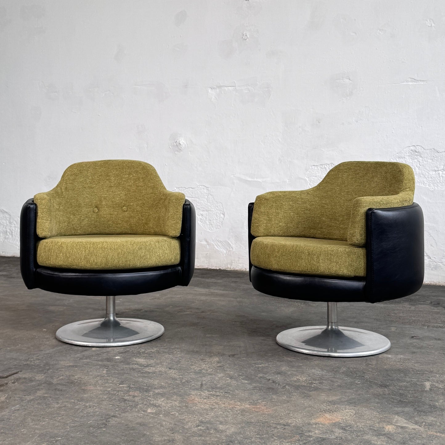 Pair of Space Age Hungarian Swivel Chairs