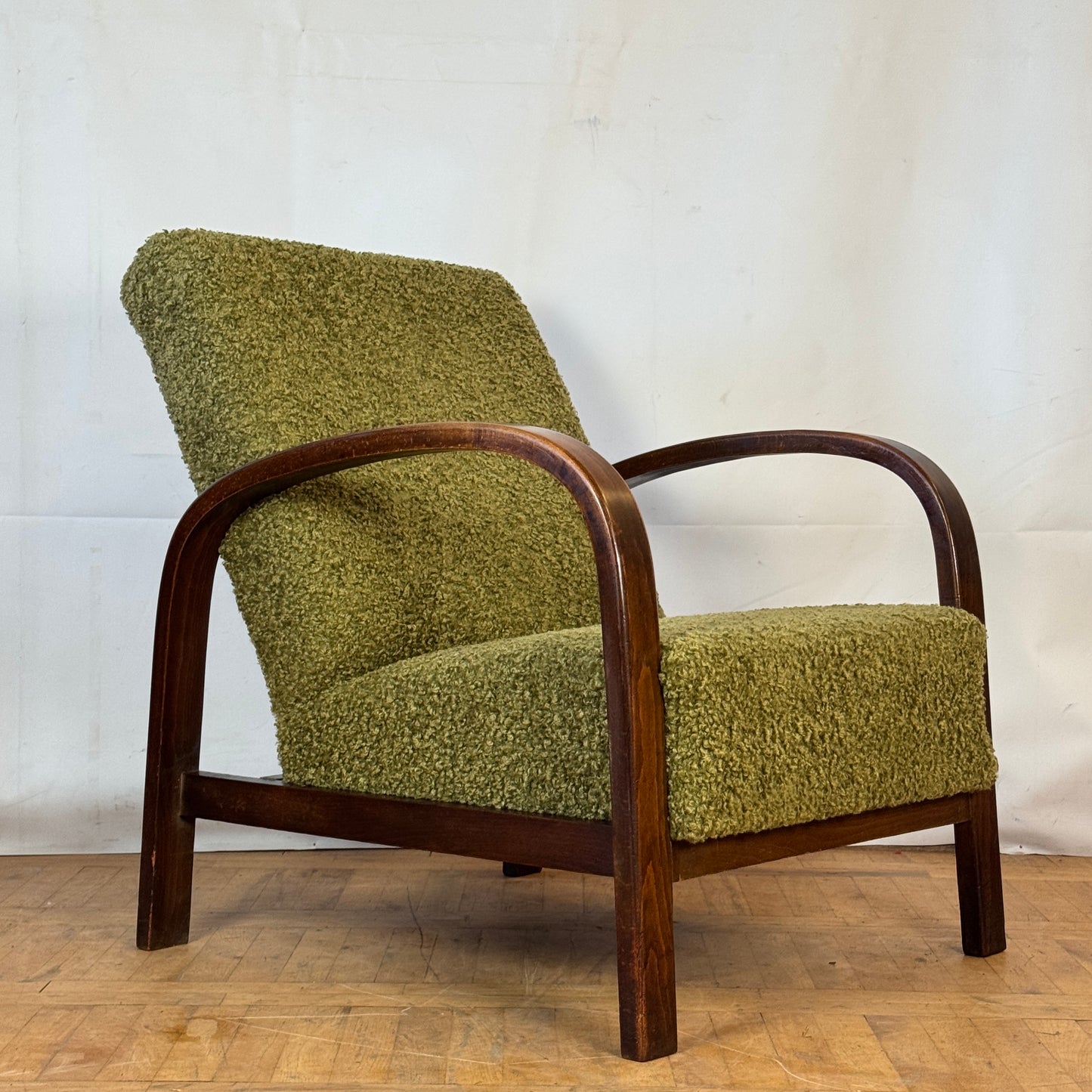 Pair of Hungarian art deco armchairs 1930s