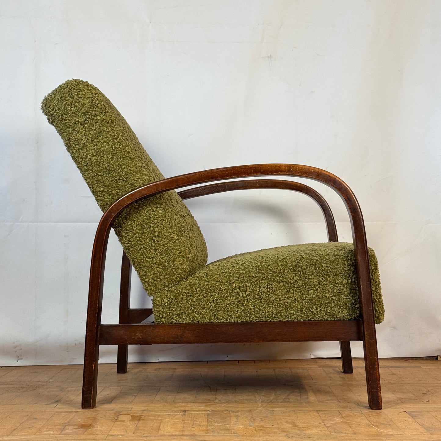 Pair of Hungarian art deco armchairs 1930s