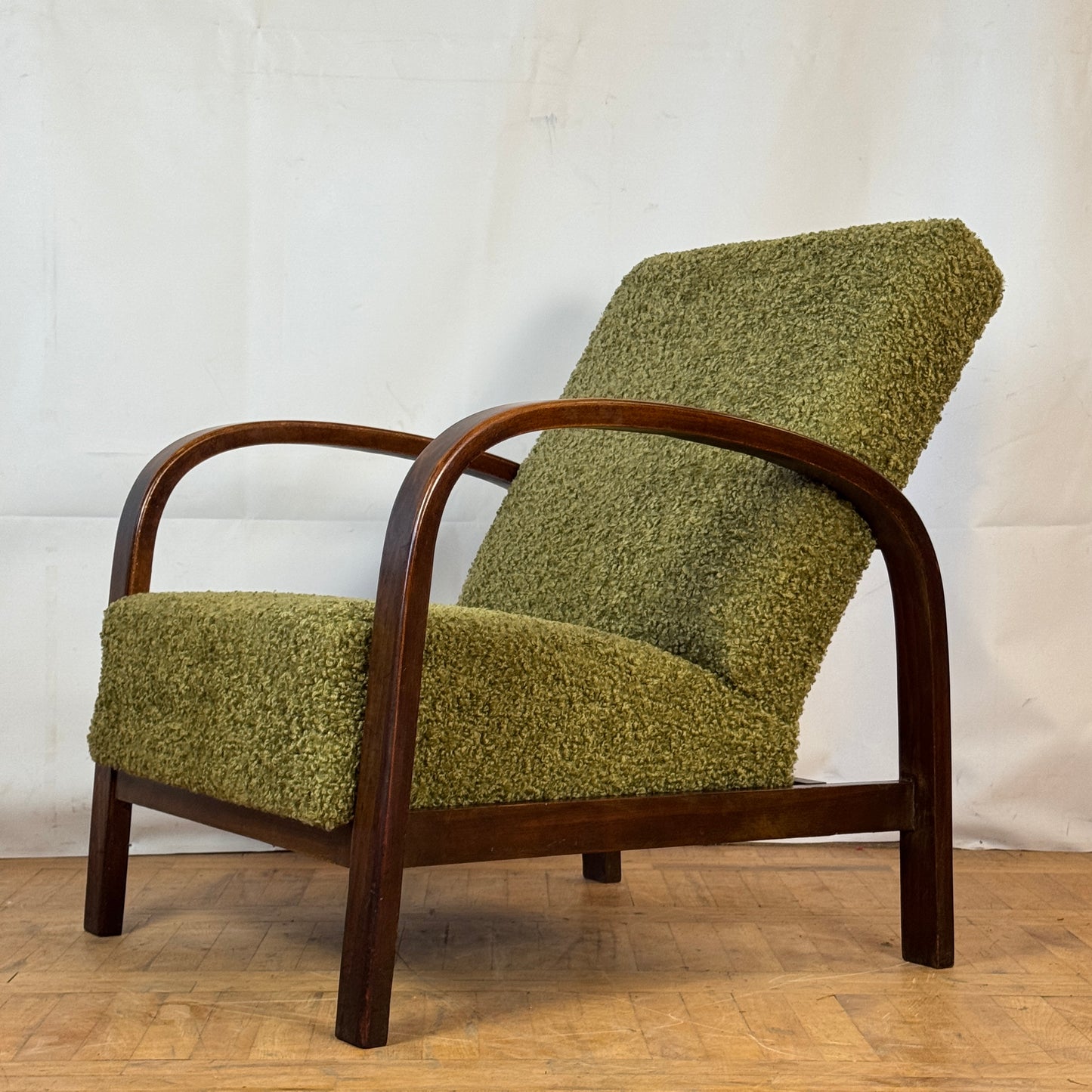 Pair of Hungarian art deco armchairs 1930s