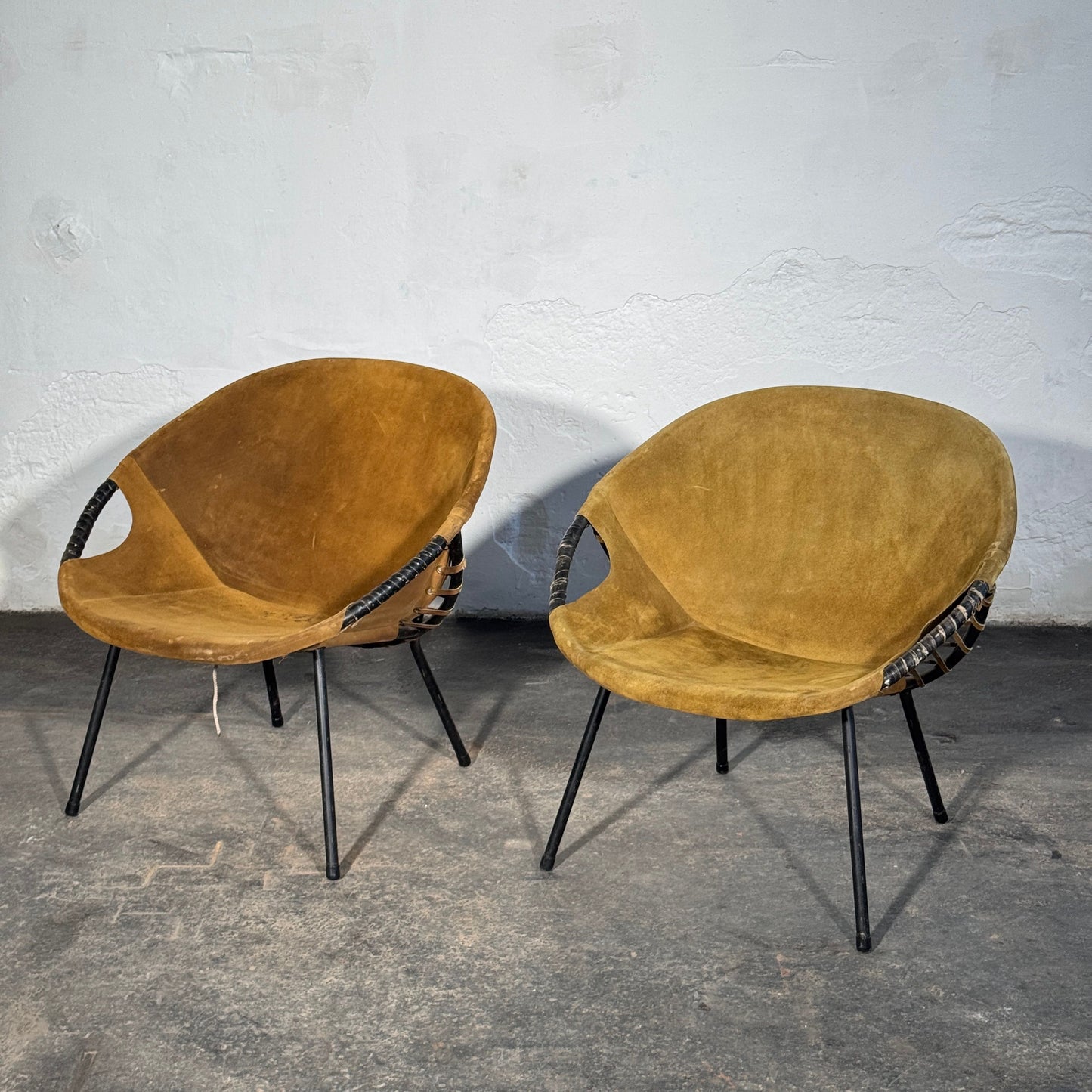 Lusch and Co. "Balloon" Leather Lounge Chair, 1960s
