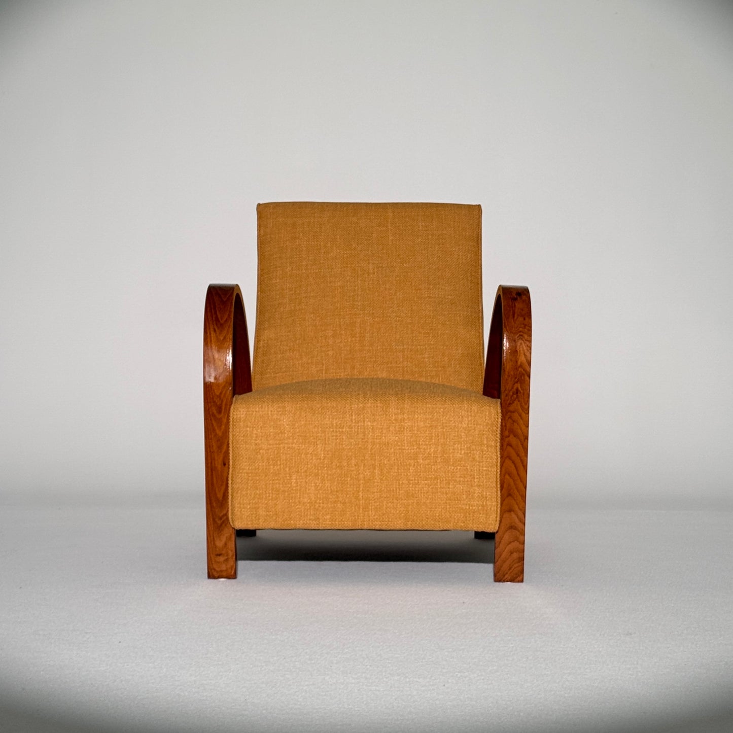 Fully restored French art deco armchair 1960s