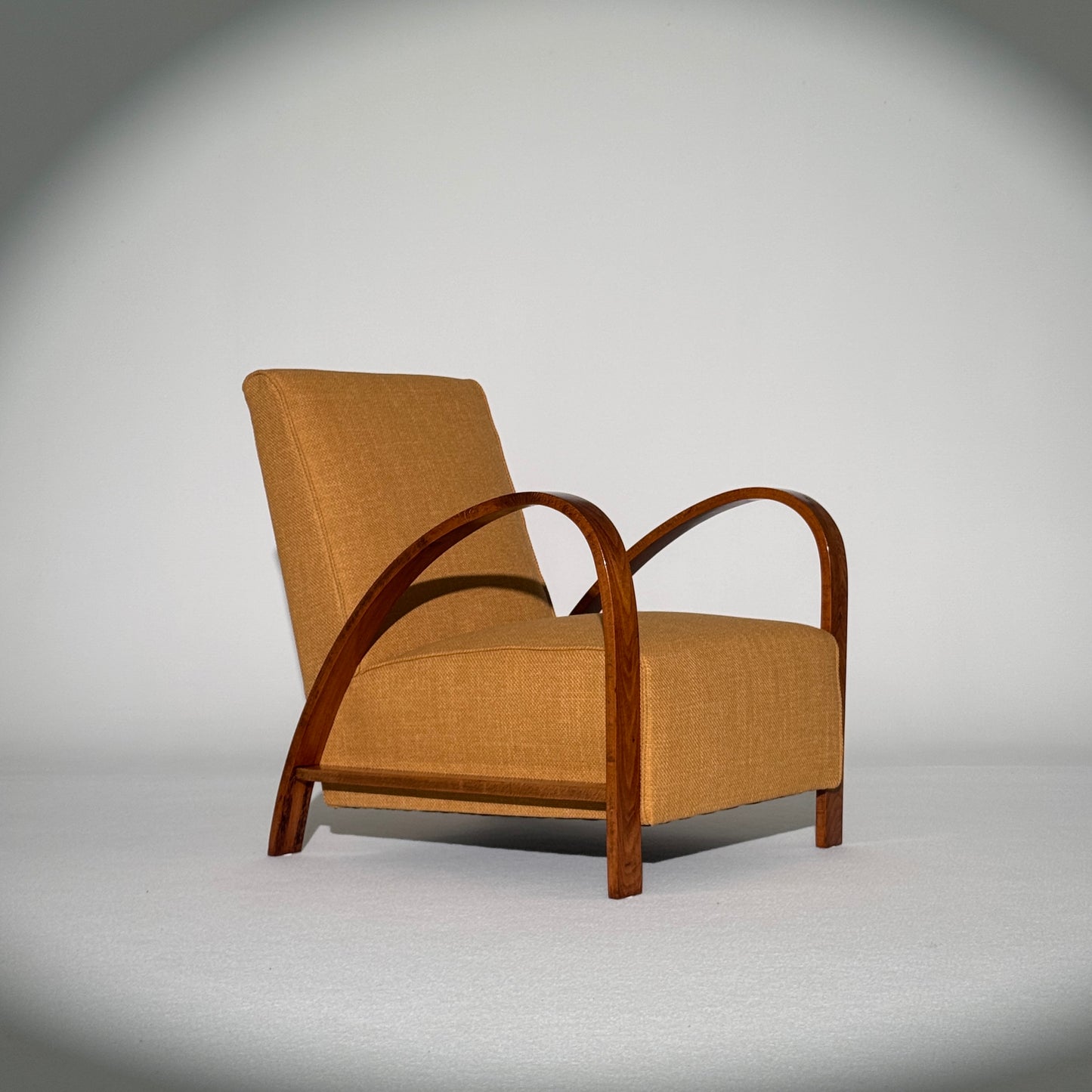 Fully restored French art deco armchair 1960s