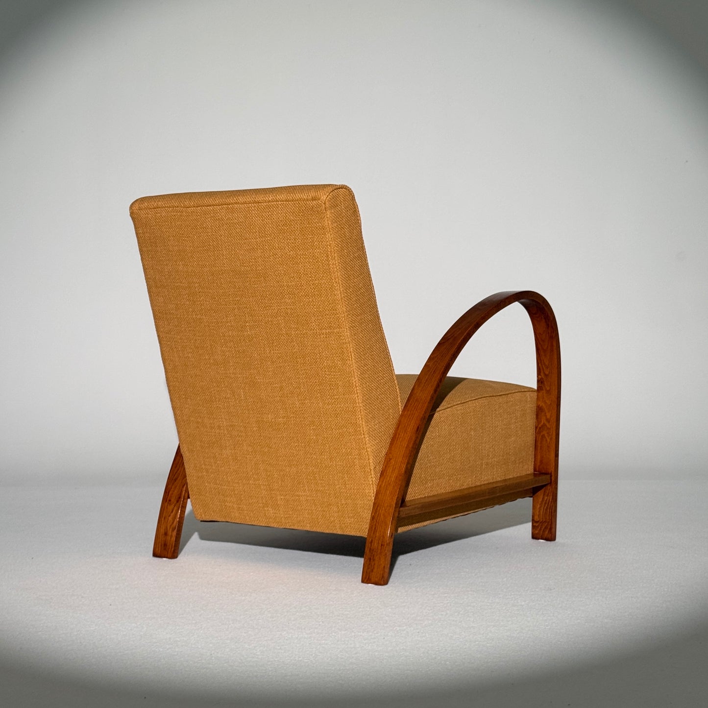 Fully restored French art deco armchair 1960s