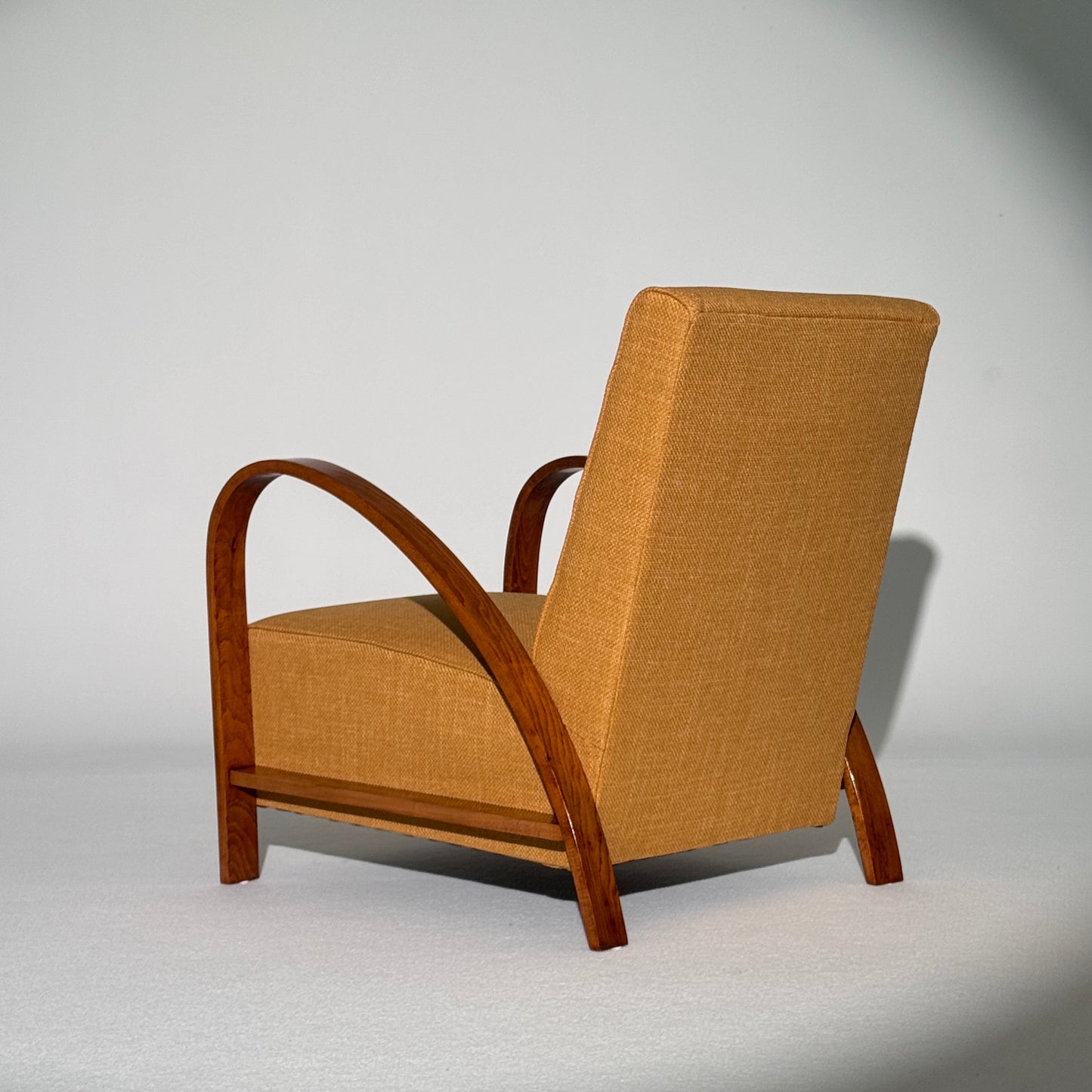 Fully restored French art deco armchair 1960s