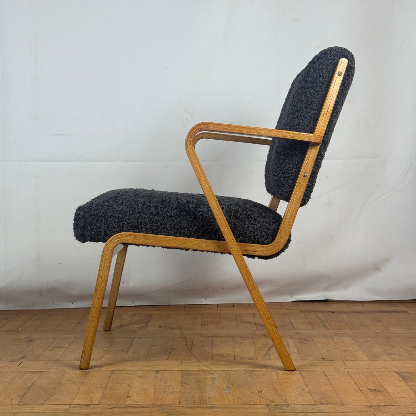 Refurbished DDR easy chair designed by Selman Selmanagić in 1958