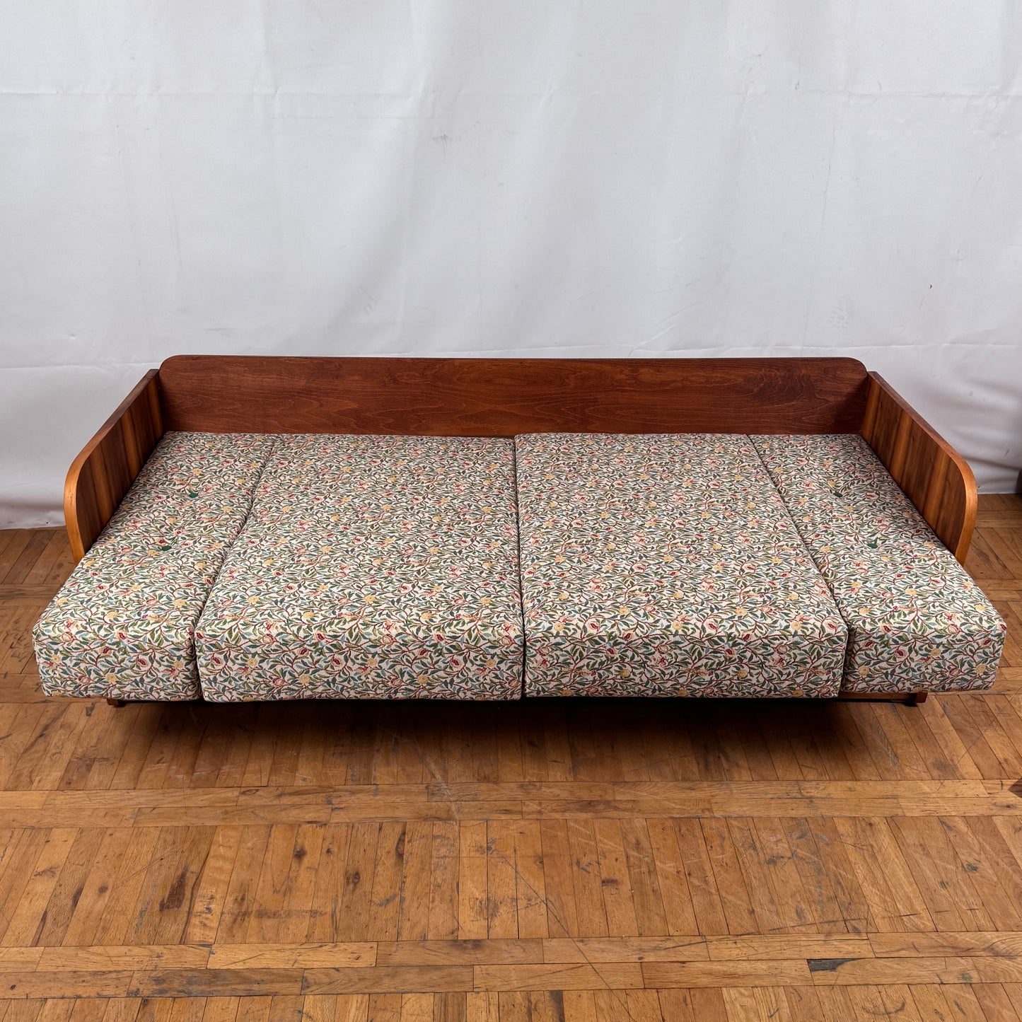 Art Deco Sofa by Jindřich Halabala for UP Závody Fully Refurbished, 1950s — Vintage Czech Design