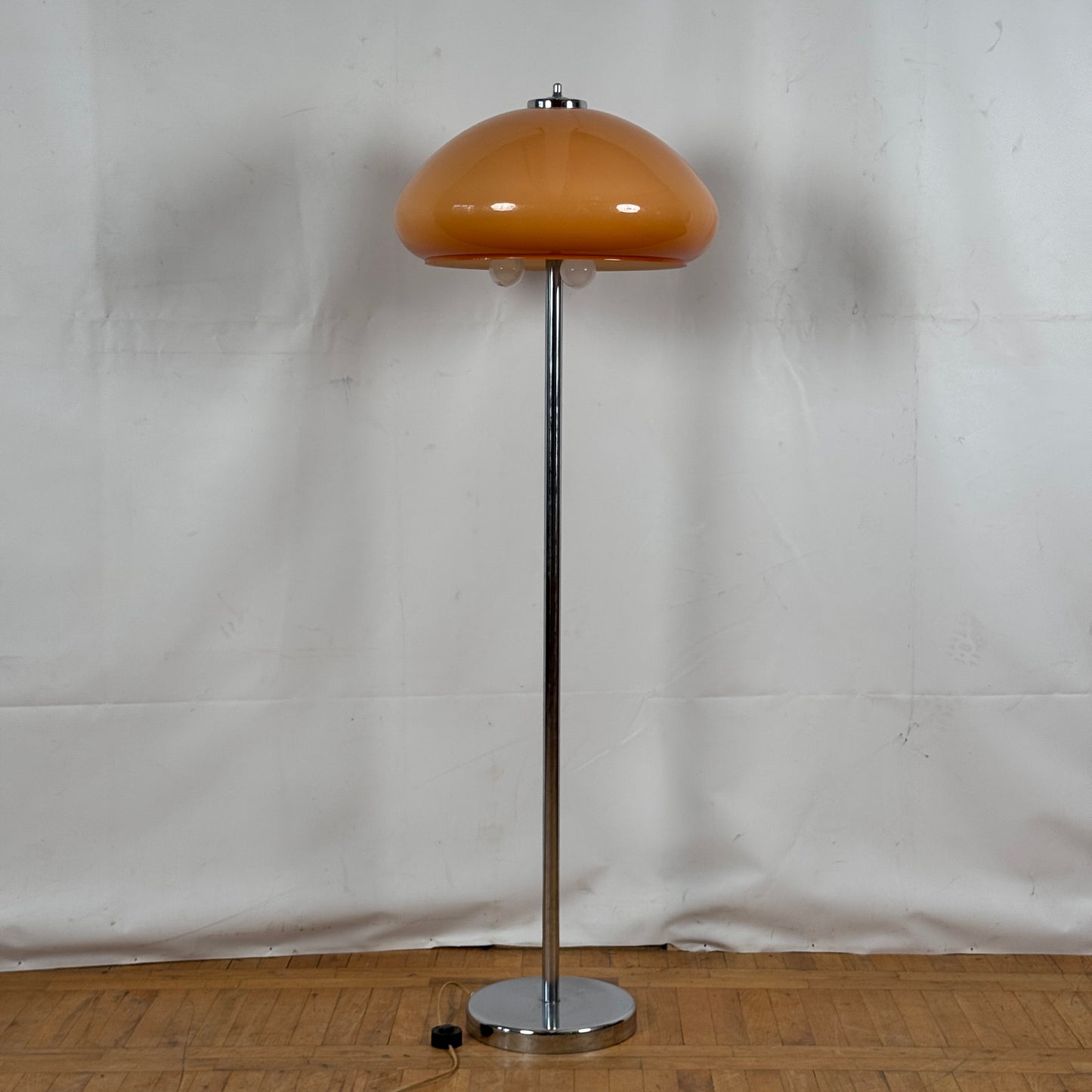 Vintage Hungarian “Szarvasi” Standing Lamp, 1970s — Retro Mid-Century Lighting