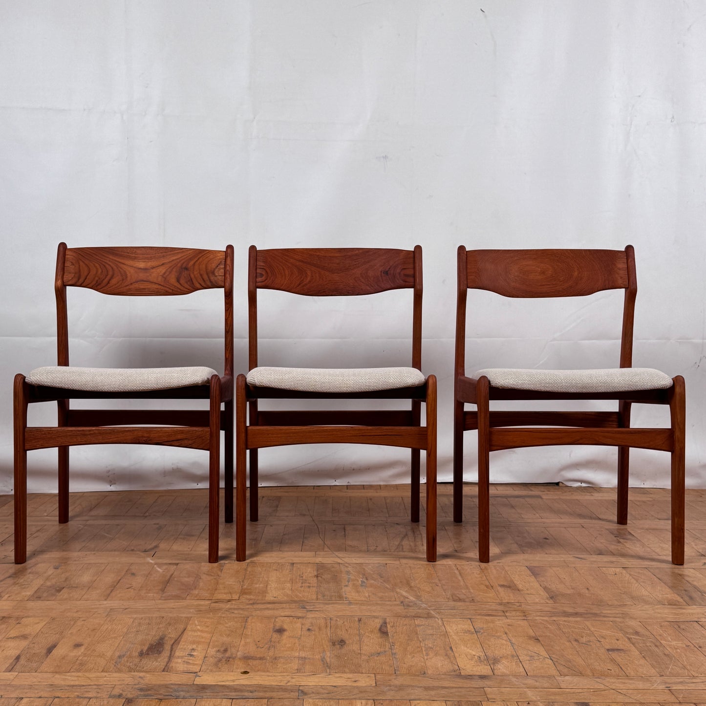 Set of 6 Danish Erik Buch Teak Dining Chairs for O.D. Møbler, 1960s — Mid-Century Modern