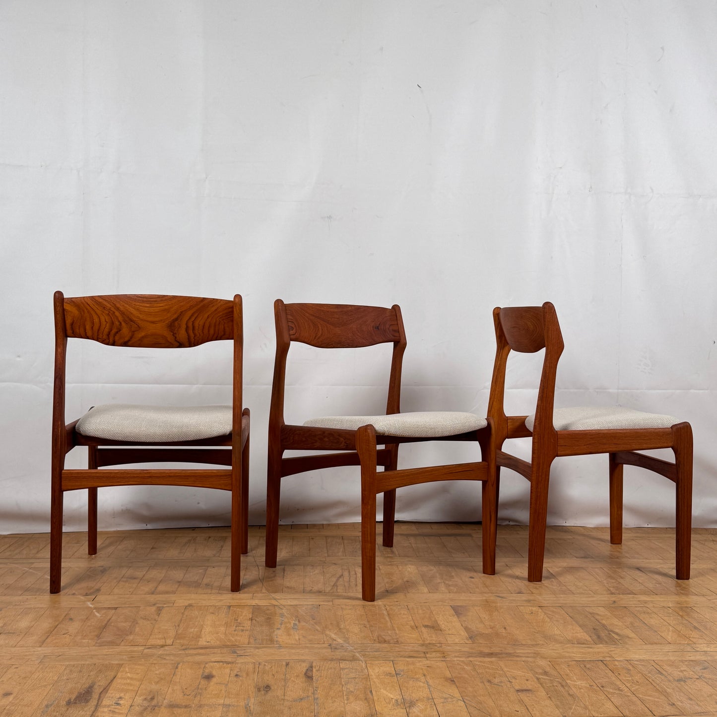 Set of 6 Danish Erik Buch Teak Dining Chairs for O.D. Møbler, 1960s — Mid-Century Modern