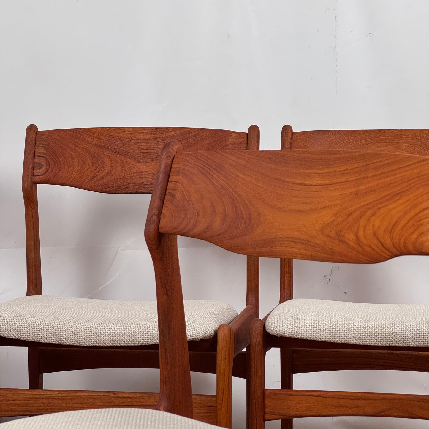 Set of 6 Danish Erik Buch Teak Dining Chairs for O.D. Møbler, 1960s — Mid-Century Modern