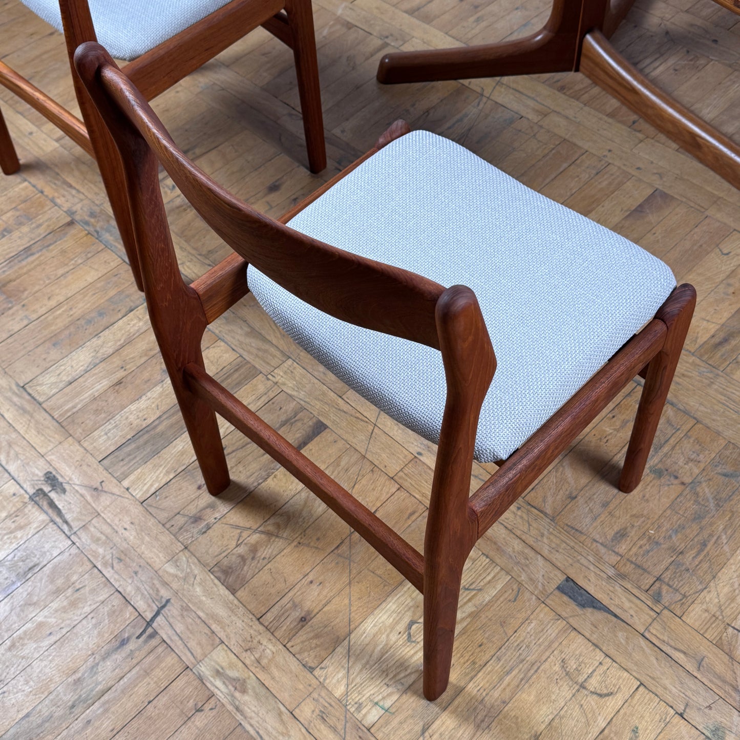Set of 6 Danish Erik Buch Teak Dining Chairs for O.D. Møbler, 1960s — Mid-Century Modern