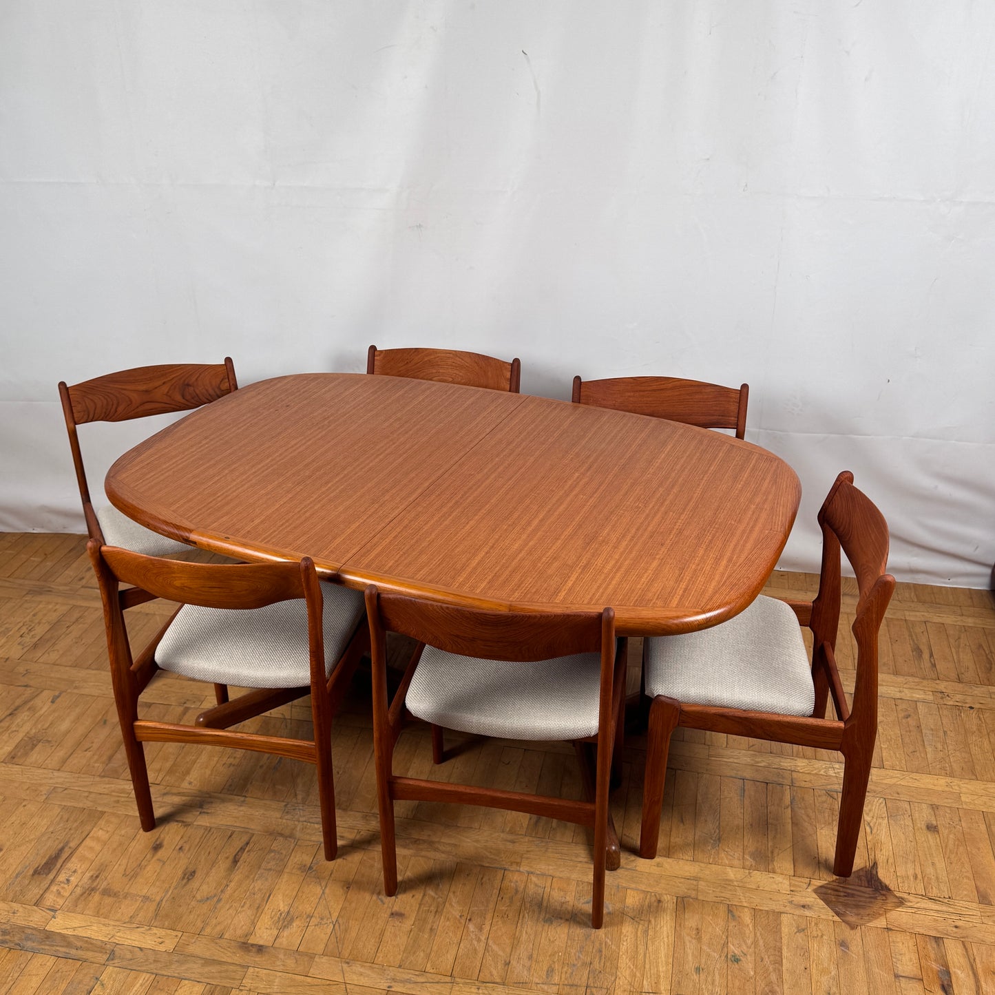 Set of 6 Danish Erik Buch Teak Dining Chairs for O.D. Møbler, 1960s — Mid-Century Modern