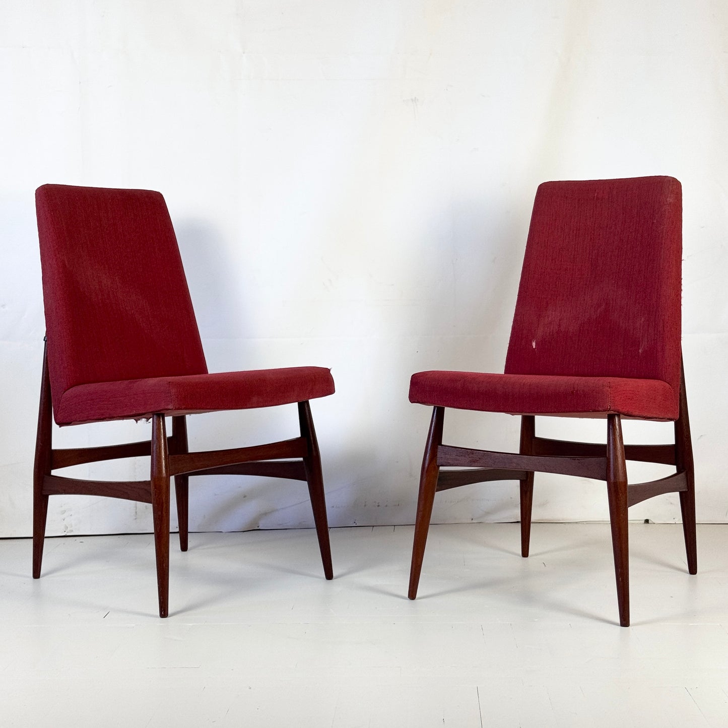 Set of 4 Danish Mid-Century Teak Dining Chairs, 1960s