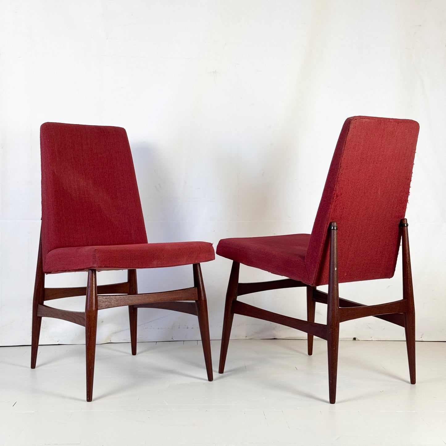Set of 4 Danish Mid-Century Teak Dining Chairs, 1960s