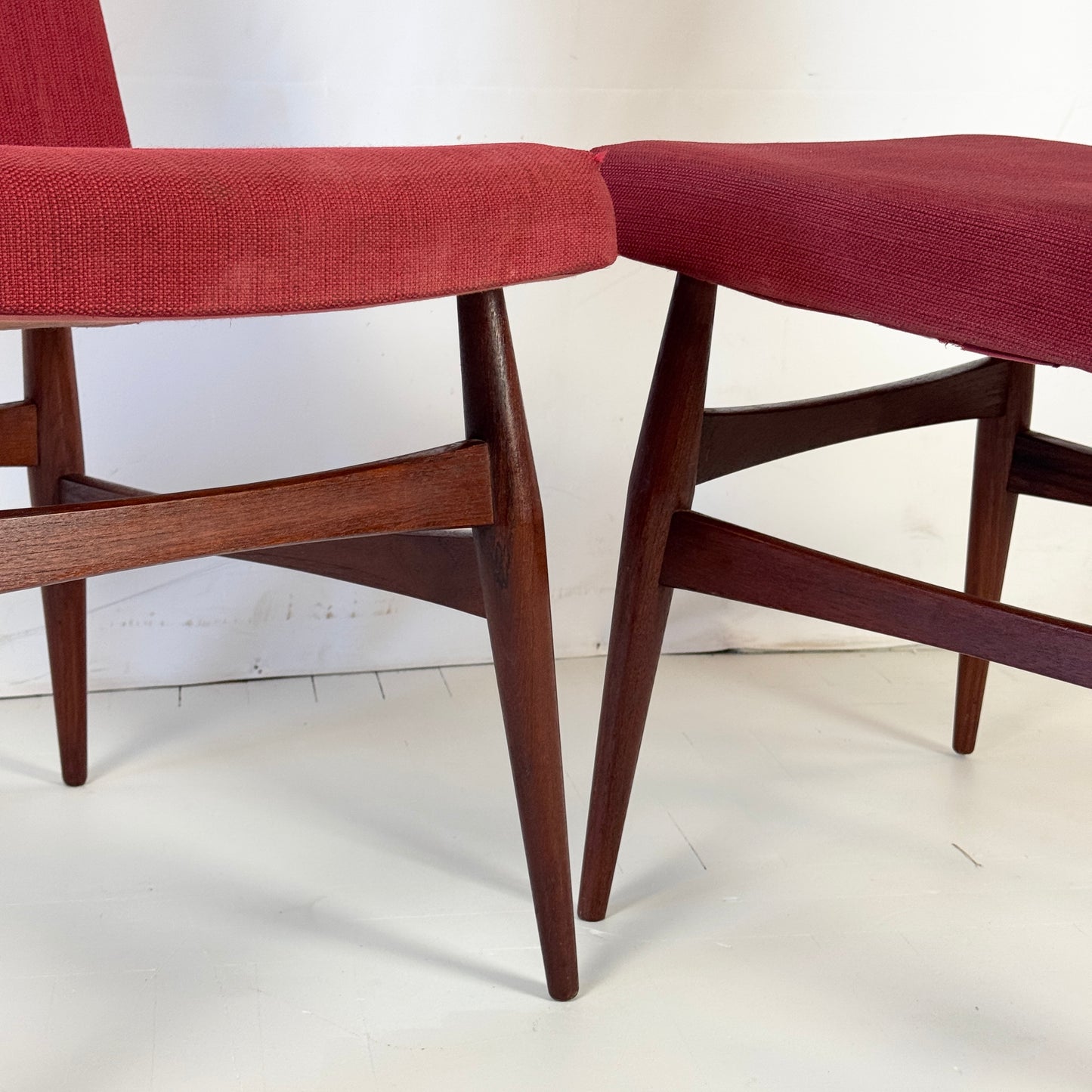 Set of 4 Danish Mid-Century Teak Dining Chairs, 1960s