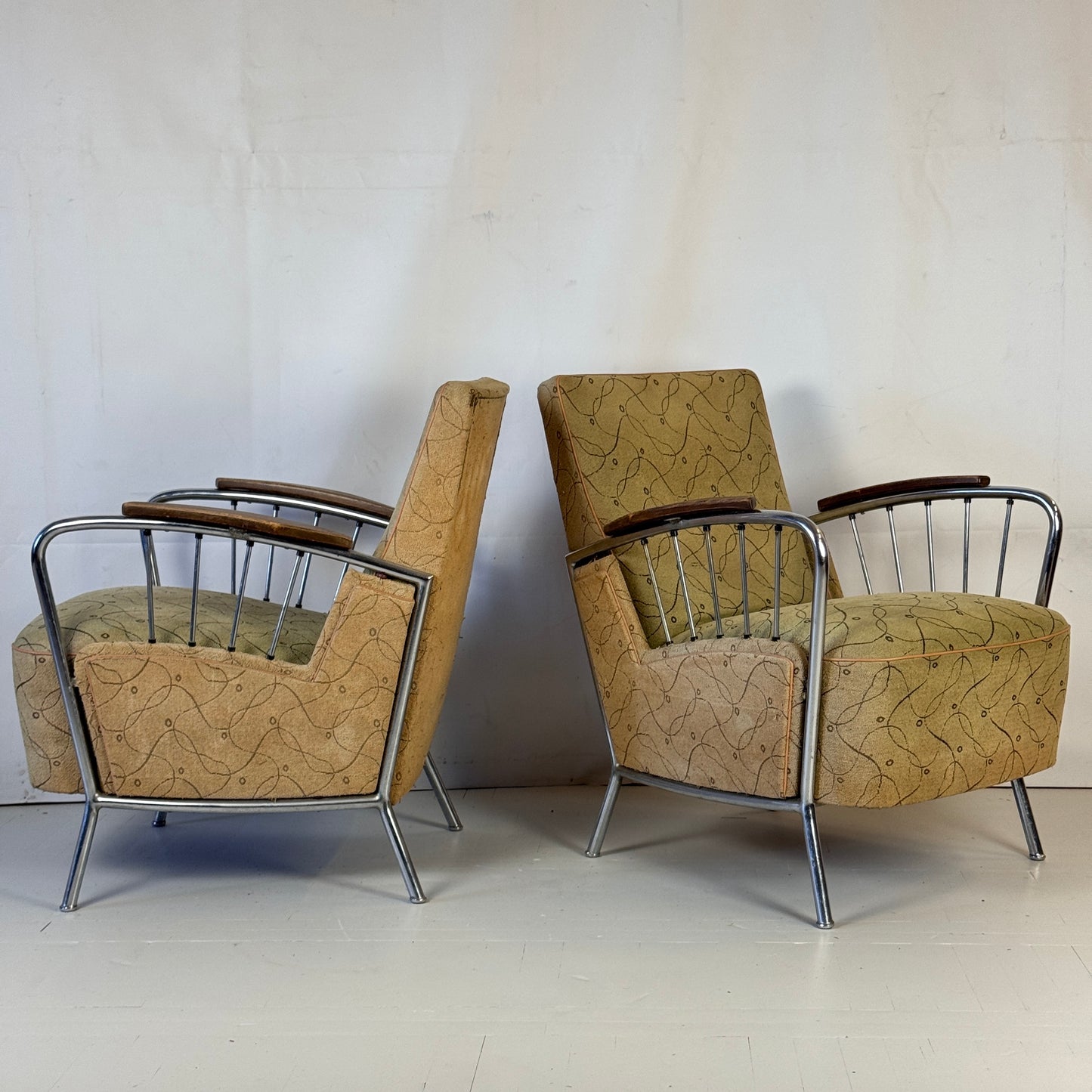József Peresztegi Tubular Armchair, 1960s — Rare Hungarian Mid-Century Design