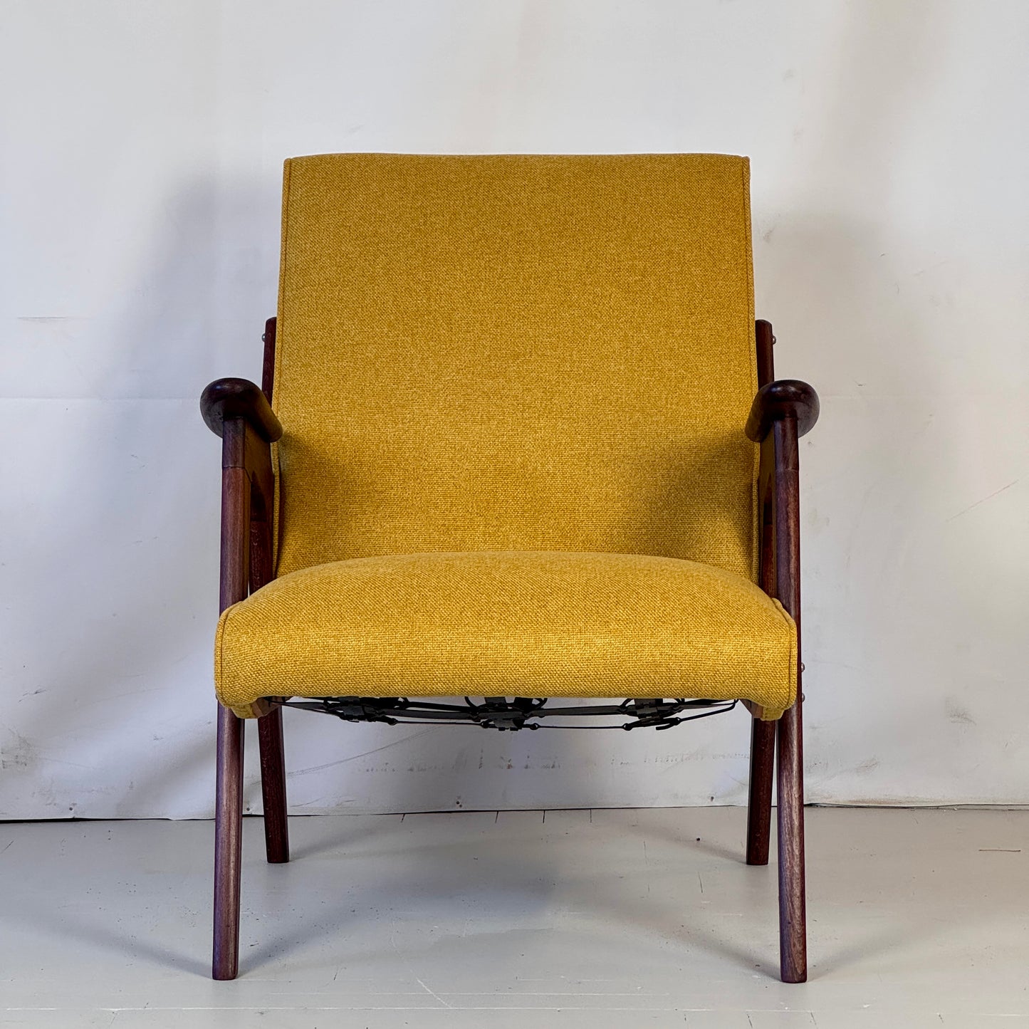Pair of Fully Refurbished Yugoslav Armchairs, 1960s — Mid-Century Modern Lounge Chairs
