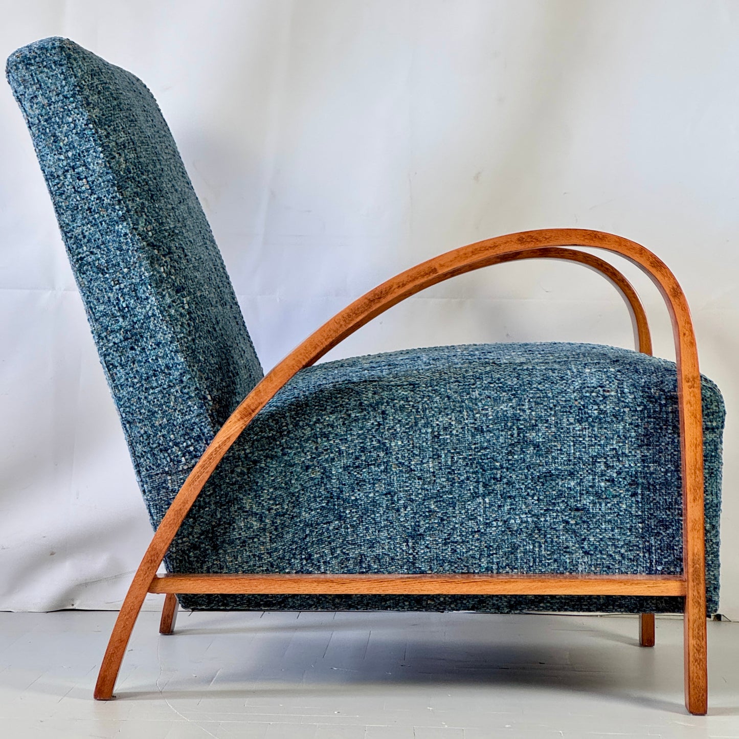 Pair of French Art-Deco Armchairs, 1960s