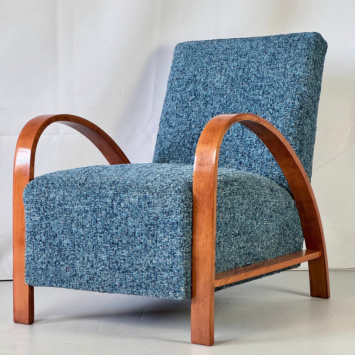 Pair of French Art-Deco Armchairs, 1960s