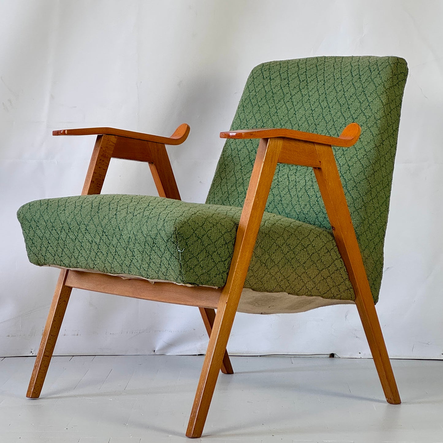Retro Vintage Armchair, 1960s — Original Vintage Condition