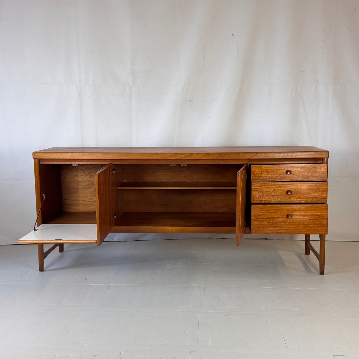Nathan Circles Sideboard, Mid-Century Teak, 1960s