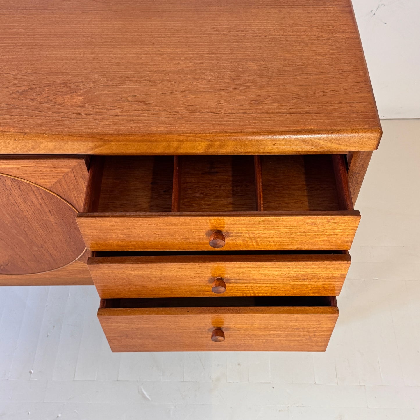 Nathan Circles Sideboard, Mid-Century Teak, 1960s
