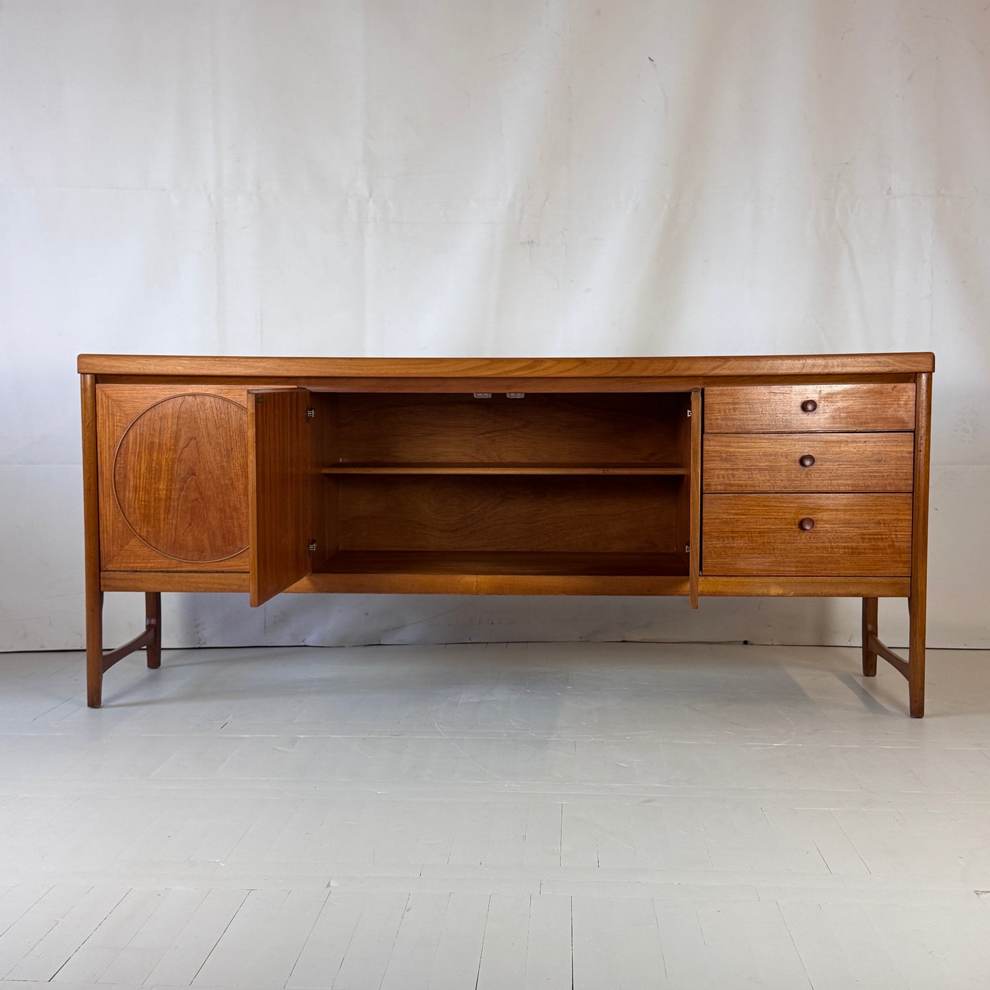 Nathan Circles Sideboard, Mid-Century Teak, 1960s
