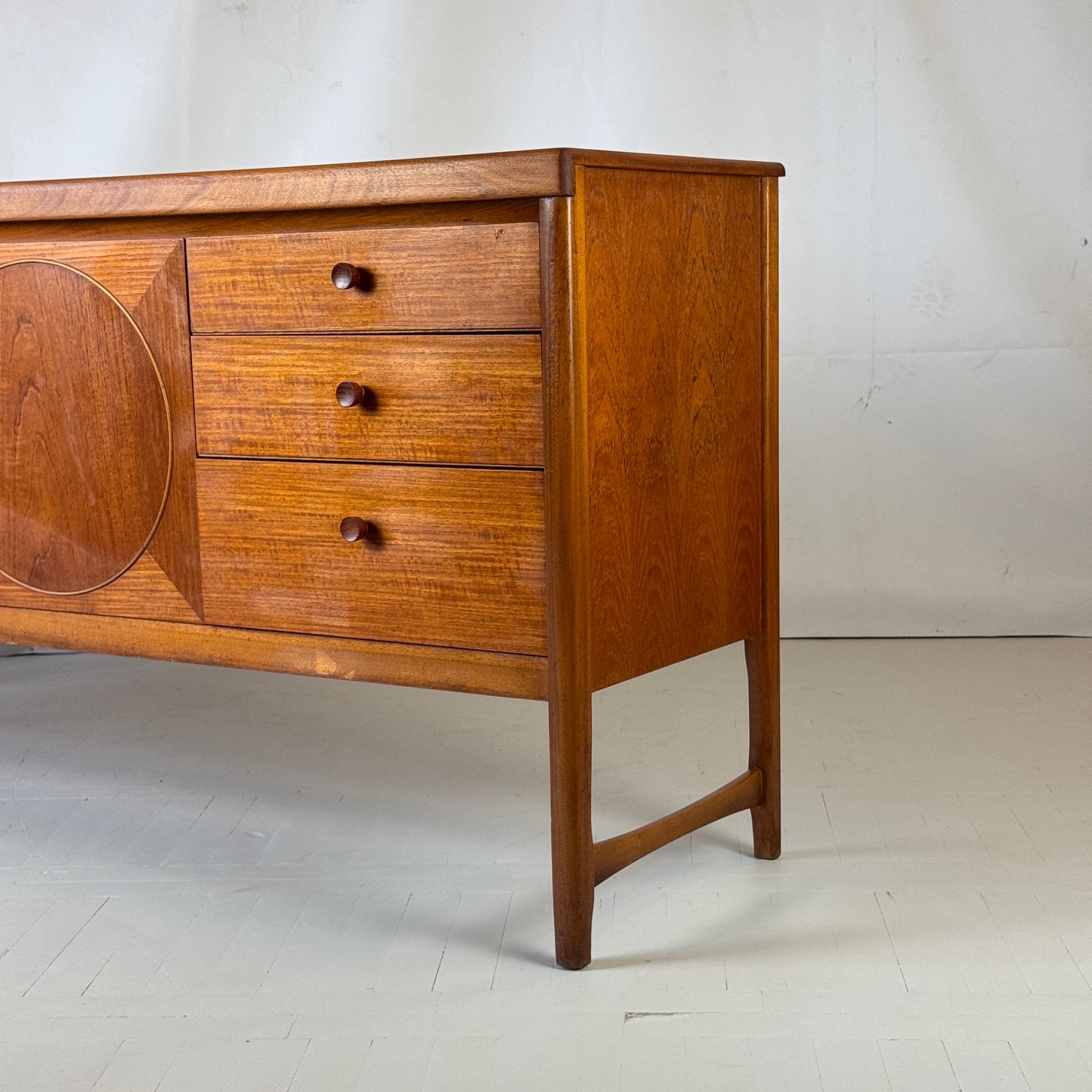 Nathan Circles Sideboard, Mid-Century Teak, 1960s